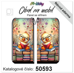 MOB Panel - obal na mobil Petr - kachnička čtenář - náš tisk na objednávku