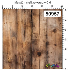 OB Metráž kolekce kouzlo podzimu - dřevo náš tisk na objednávku – výběr z materiálů