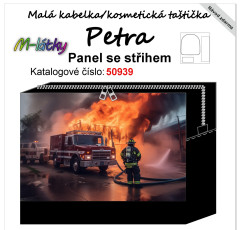 MOB Panel k ušití - kosmetická taštička Petra - hasiči vlastní tisk na objednávku - výběr z variant