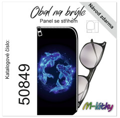 MOB Panel - obal na brýle - znamení ryby tisk na objednávku
