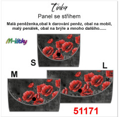 MOB Peněženka Tinka Panel se střihem - fotonávod v popisu produktu