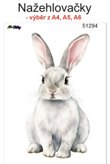 MOB Nažehlovačky - velikost archu A4, A5 nebo A6 - králík