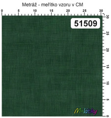 OB Metráž kolekce  lněný vzhled odstíny barvy - zelená náš tisk na objednávku – výběr z materiálů