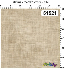 OB Metráž kolekce  lněný vzhled odstíny barvy - béžová náš tisk na objednávku – výběr z materiálů