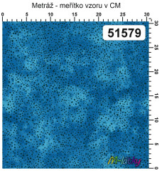 OB Metráž kolekce tečky na mramoru - modrá náš tisk na objednávku – výběr z materiálů