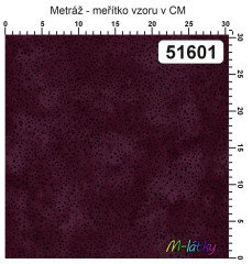 OB Metráž kolekce tečky na mramoru - bordo náš tisk na objednávku – výběr z materiálů