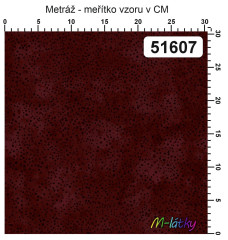 OB Metráž kolekce tečky na mramoru - hnědá náš tisk na objednávku – výběr z materiálů