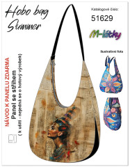 MOB Panel k ušití  - Hobo bag Summer - Kleopatra - starověký Egypt - výběr z materiálů