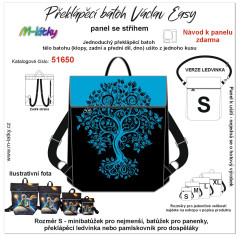 MOB Panel  batoh Václav Easy - strom života panel se střihem na objednávku