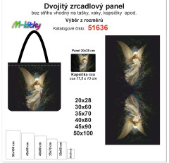 MOB Dvojitý zrcadlový panel - výběr z rozměrů - Anděl