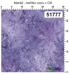 OB Metráž fialová námraza náš tisk na objednávku – výběr z materiálů