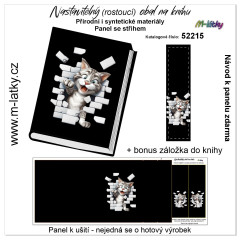 MOB Panel - nastavitelný obal na knihu + bonus záložka do knihy - znamení lev tisk na objednávku