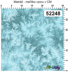 OB Metráž mentolová námraza náš tisk na objednávku – výběr z materiálů