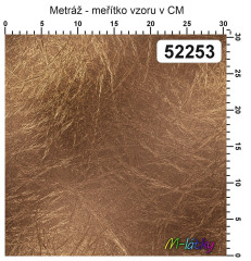 OB Metráž měděná námraza náš tisk na objednávku – výběr z materiálů