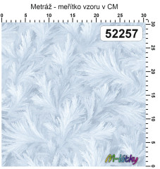 OB Metráž modrošedá námraza náš tisk na objednávku – výběr z materiálů