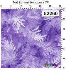 OB Metráž fialová námraza náš tisk na objednávku – výběr z materiálů