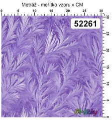 OB Metráž fialová námraza náš tisk na objednávku – výběr z materiálů