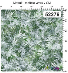 OB Metráž zelená námraza náš tisk na objednávku – výběr z materiálů