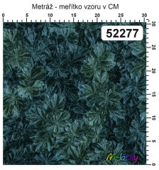 OB Metráž zelená námraza náš tisk na objednávku – výběr z materiálů