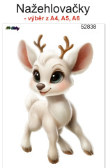 MOB Nažehlovačky - velikost archu A4, A5 nebo A6 - jelen