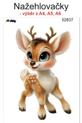 MOB Nažehlovačky - velikost archu A4, A5 nebo A6 - jelen