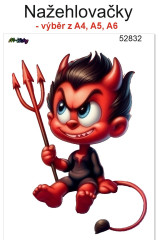 MOB Nažehlovačky - velikost archu A4, A5 nebo A6 - čert