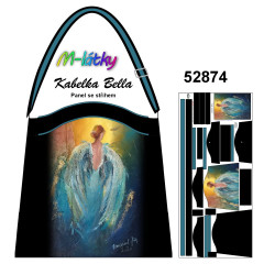 MOB J - Panel Kabelka Bella - Andělka - autor Jiřina Danielová Návod zdarma - více v popisu produktu