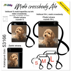 MOB Panel - Malá crossbody Ála - výběr z rozměrů - maltipoo návod k panelu zdarma - více v popisu produktu