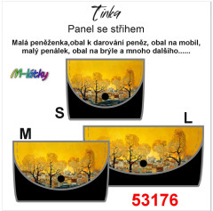 MOB Peněženka Tinka domy Panel se střihem - fotonávod v popisu produktu
