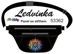 MOB Panel k ušití - Ledvinka Eva - výběr z variant materiálu - barevná mandala - návod k panelu zdarma - více v popisu produktu
