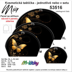 MOB Panel kosmetická taštička Mia - strom života Panel se střihem tisk na objednávku