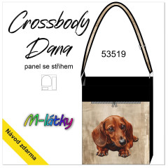 MOB Panel Crossbody Dana jezevčík Návod zdarma - více v popisu produktu