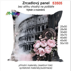 MOB Zrcadlový panel na polštář Coloseum náš tisk na objednávku