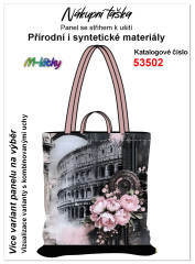 MOB Nákupní taška - Coloseum panel se střihem náš tisk na objednávku