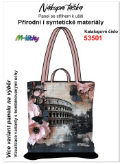 MOB Nákupní taška - Coloseum panel se střihem náš tisk na objednávku