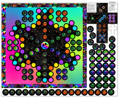 MOB Panel k ušití větší čtvercová deka, přehoz, ubrus cca 106x106 cm - strašidelný smajlíku (člověče) nezlob se (strašidelní smajlíci) výběr z rozměrů a materiálů náš tisk na objednávku
