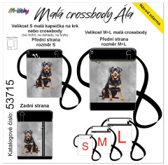 MOB Panel - Malá crossbody Ála - výběr z rozměrů - Roztvajler návod k panelu zdarma - více v popisu produktu