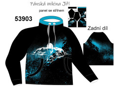 MOB F - Panel  - pánská mikina Jiří - plavec Panel k ušití - výběr z variant materiálu