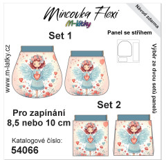 MOB Panel - Mincovka Flexi (pérko 8,5 nebo 10 cm) - víla tisk na objednávku