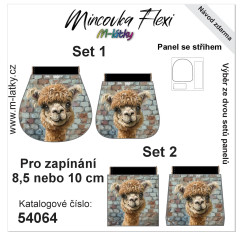 MOB Panel - Mincovka Flexi (pérko 8,5 nebo 10 cm) - velbloud tisk na objednávku