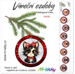 MOB Panel závěsné ozdoby -  kočky a psi mix 4x2 ks tisk na objednávku