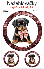 MOB Nažehlovačky - velikost archu A4, A5 nebo A6 - pes