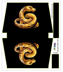 MOB Panel - Kosmetická taštička Eliška - had návod k panelu zdarma - více v popisu produktu