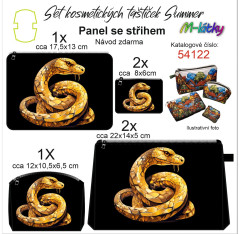 MOB Panel - Set kosmetických taštiček Summer - had návod k panelu zdarma - více v popisu produktu