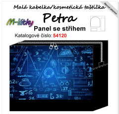 MOB Panel k ušití - kosmetická taštička Petra - vzorce vlastní tisk na objednávku - výběr z variant