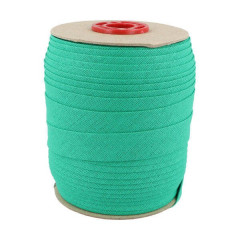 BL Bavlněný šikmý proužek - emerald 15 mm