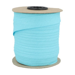 BL Bavlněný šikmý proužek - světle modrá 15 mm