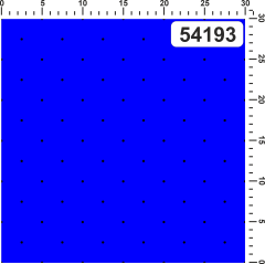 OB Metráž černé puntíky 3 mm (rozestup 5 cm) - modrá náš tisk na objednávku – výběr z materiálů
