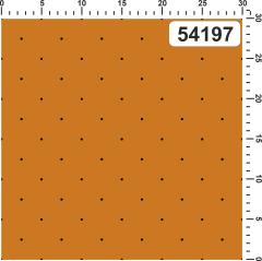 OB Metráž černé puntíky 3 mm (rozestup 5 cm) - okrová náš tisk na objednávku – výběr z materiálů