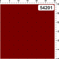 OB Metráž černé puntíky 3 mm (rozestup 5 cm) - tmavě červená náš tisk na objednávku – výběr z materiálů